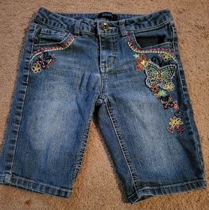 Squeeze Jean shorts girl size 10
